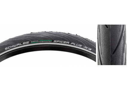 Покрышка SCHWALBE SPICER plus Green COMPOUND 28"