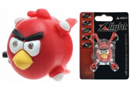 Передняя фара X-Light Angry Bird 2 Led красный