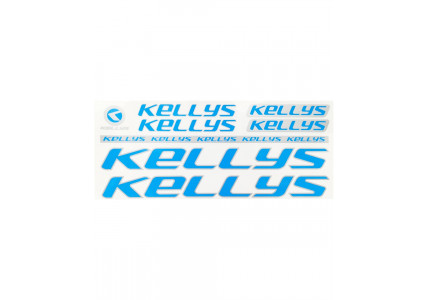 Наклейка Kellys на раму велосипеда, голубой