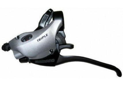 Моноблок, манетка левая shimano TRIPLE 3speed ST-R224