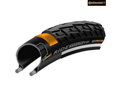 Покрышка Continental Ride Tour, 28" ( 28- 622 )28 x 1 5/8 x 1 1/8, черная