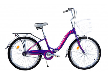 Складной велосипед Ardis FOLD 24" NEW с корзиной