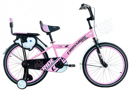 Детский велосипед CROSSRIDE 20"ST "DOLPHIN"Розовый
