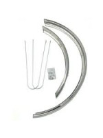 Велосипедные крылья (щитки) 28" стальные полноразмерные пара