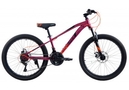 Подростковый велосипед Crossride Stalker 24" рама12" фиолетовый