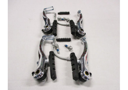 тормоза V-BRAKE (ПЕРЕД + ЗАД) ARTEK NT 210 DG silver 