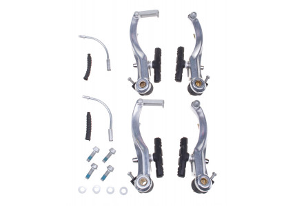 ТОРМОЗА V-brake VPB-07 (ПЕРЕД + ЗАД) Silver