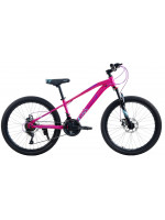 Велосипед CROSSRIDE 24 MTB ST "STALKER"рама 12"Розовый