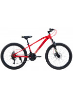 Велосипед CROSSRIDE 24 MTB ST "STALKER"рама 12"Красный