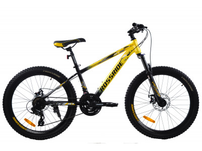Велосипед CROSSRIDE 24 MTB ST "JET" жевой (рама 11")