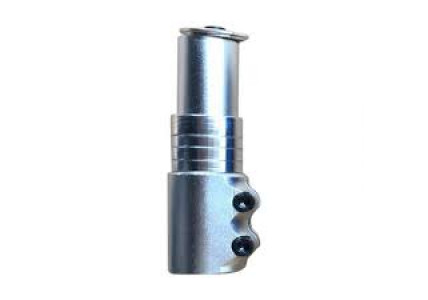Адаптер для руля GJB-012 Heads UP 1-1/8", 110мм, сріблястий
