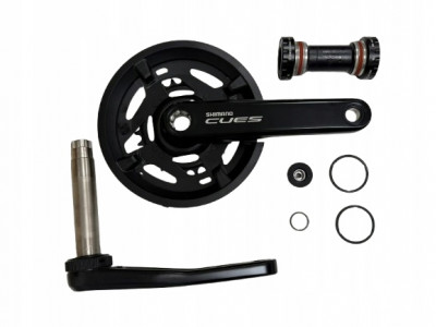 Шатуны Shimano CUES FC-U4010 9/10/11-speed 40/26T 170mm + каретка Shimano BB-UR400