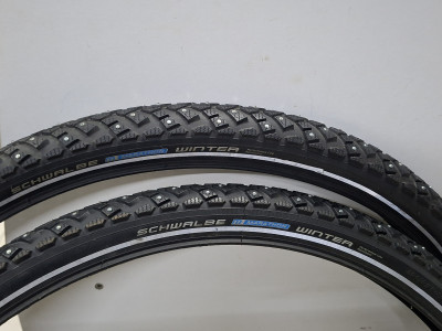 Покрышки Schwalbe MARATHON WINTER 28x2.00 (50-622) HS396 Race Guard с шипами