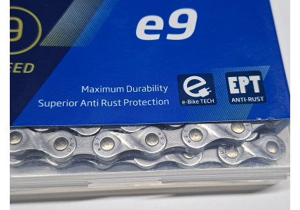 Ланцюг для електровелосипеда KMC e9 9 швидкостей, 136 ланок E-Bike