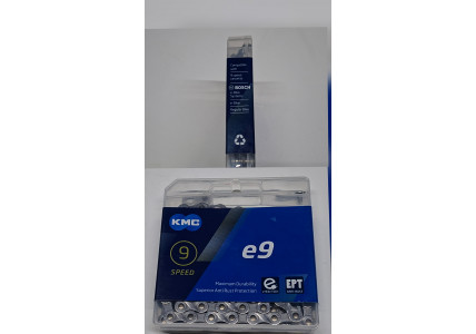 Ланцюг для електровелосипеда KMC e9 9 швидкостей, 136 ланок E-Bike