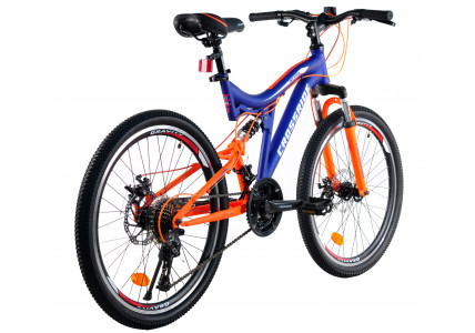 Велосипед CROSSRIDE 24 AMT-susp. ST NITRO (рама 17")двопідвіс
