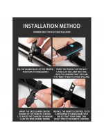 Фара передняя GM-858 на руль, черно-синяя