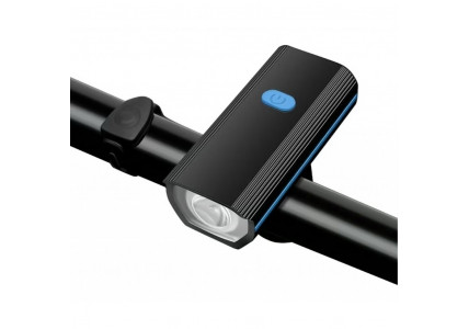 Фара передняя GM-858 на руль, черно-синяя