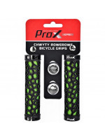 Грипсы ProX GP-53 130mm черный с зеленым, Lock