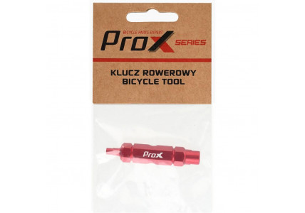 Инструмент ProX для ниппеля AV. Presta 1 шт красный Инструмент ProX для ниппеля AV. Presta 1 шт красный