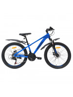 Велосипед SPARK PLEASURE (колеса - 24", алюминиевая рама - 12")синий
