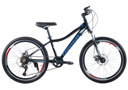  Подростковый велосипед CROSSRIDE 24 MTB AL "CROSS"