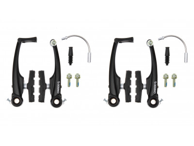 Ободные тормоза ONRIDE Set, перед+зад, рычаги: 110мм, черный Ободные тормоза ONRIDE Set, перед+зад, рычаги: 110мм, черный