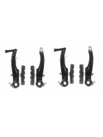 Ободные тормоза ONRIDE Halt, перед+зад, рычаги: 103мм, черный