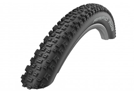 Покрышка Schwalbe Rapid Rob 27.5x2.10, 650B (54-584) Active, K-Guard LiteSkin