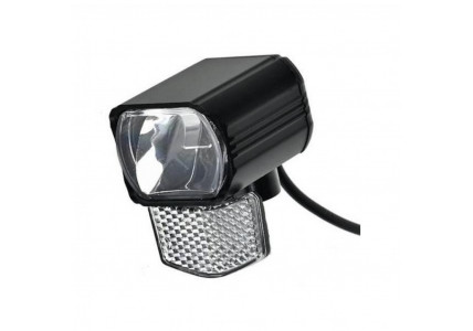 Фара передня Kands E-bike XC-297E без кріпл., 300Lm чорний 