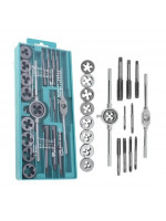 Набор метчиков и плашек Jeux 20шт M3-M12 в кейсе