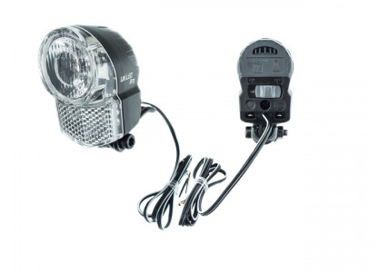велосипедна фара ліхтар Uni LED pro  25LUX  з  ВКЛ / Викл під динамовтулку