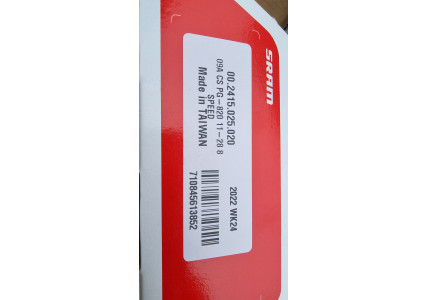 Кассета Sram PG-820, 8-скоростная, 11-12-14-16-18-21-24-28 зуб.