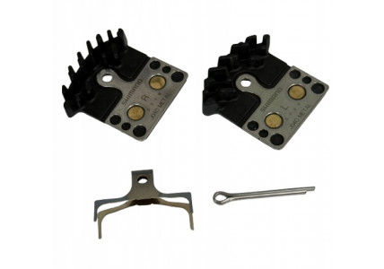 Тормозные колодки Shimano J04C металлические (L+R) со штифтом и пружиной