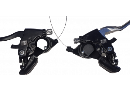 Моноблоки Shimano ST-EF51 3*8 Malaysia оригинал серая и чорная