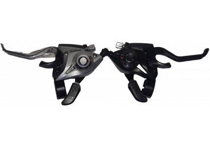 Моноблоки Shimano ST-EF51 3*7 Malaysia оригинал серая и чорная