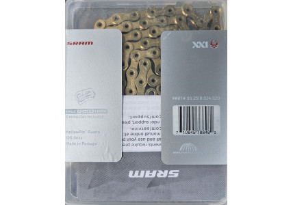 Цепь SRAM XX1 Eagle 12s 126L золотой + звено