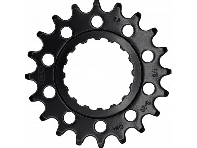 Звезда KMC 19T 3мм 1/2×1/8 CroMo для электровелосипеда BOSCH с планетаркой, черная.
