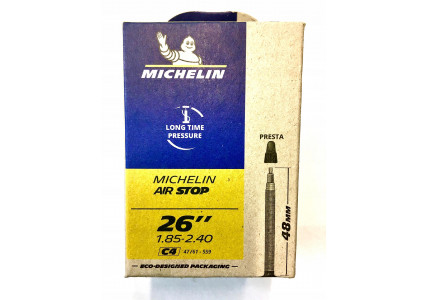 Камера MICHELIN AIRSTOP C4 26X1.85/2.4 (47/61 – 559) Presta 48 мм