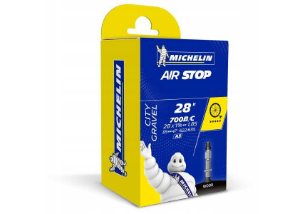 Камера MICHELIN 28 AIRSTOP A3 700B/C 28x 1,3/8-1,85 622/635, 35-47 DUNLOP