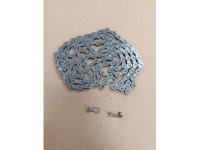 Велосипедная цепь KMC X10 на 10 скоростей с X-образным мостиком, 116 звеньев.