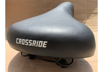 СЕДЛО CROSSRIDE 017 240X205ММ, ЧЕРНОЕ