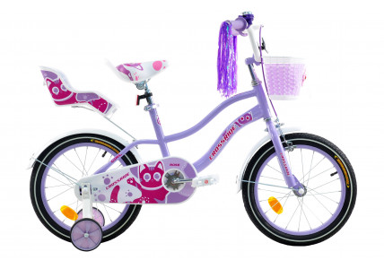 ДЕТСКИЙ ВЕЛОСИПЕД 16 ST CROSSRIDE «ROSE» Фиолетовый