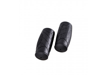 Ручки руля (грипсы) VELO VLG-1679-8 80мм, черные, OEM