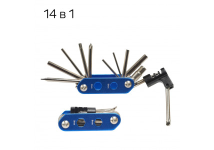 Мультитул велосипедный Kenli KL-9835D с выжимкой