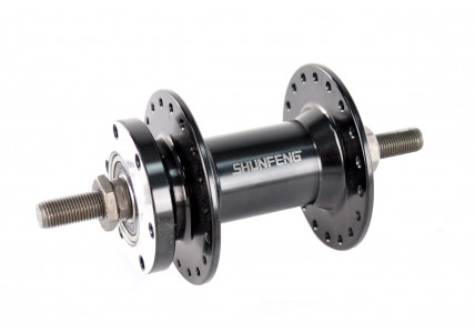 Втулка Shunfeng передняя AL 3/8х14Gx36H 100х140, SF-A210FB, пром-подшипник, черная AFT