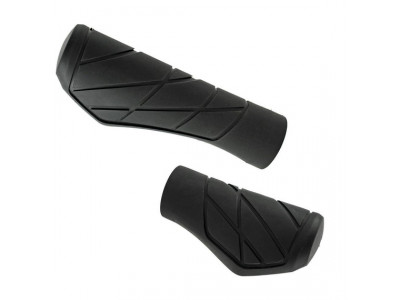 Грипсы (ручки руля) для велосипедов с планетарными втулками,короткая длинная 133 мм/95 мм, черные