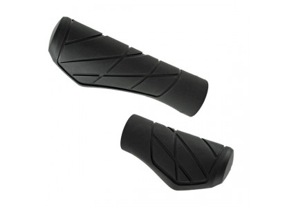 Грипсы (ручки руля) для велосипедов с планетарными втулками,короткая длинная 133 мм/95 мм, черные