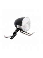 Передняя фара 50lux для динамовтулки велосипеда с выключателем и поддержкой света