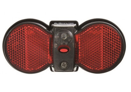 Задній велосипедний габарит (стоп) Smart  на багажник з батарейками